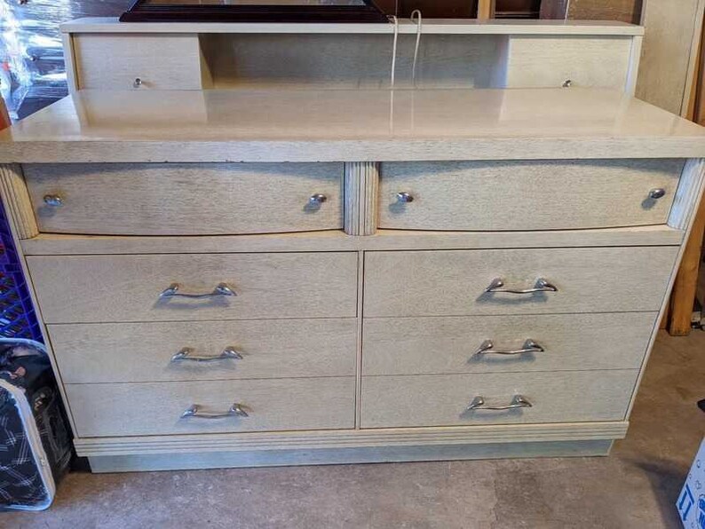 1950's Bassett Pioneer Midcentury Blonde Bedroom Set Etsy