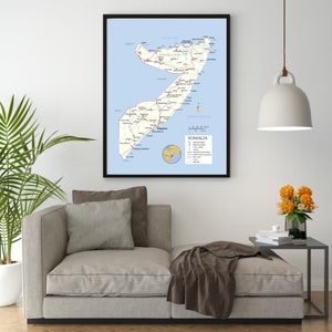 mapa de Somalia