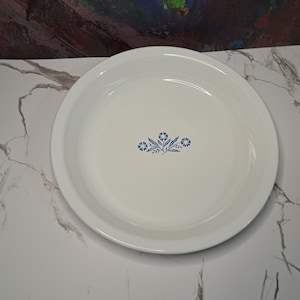 Corning Ware blauwe korenbloem taartbord 9 x 1,25