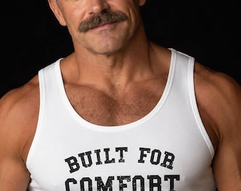 Gebouwd voor comfort tanktop – Distressed Bear Pride Gay Summer Apparel