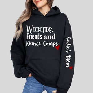 Personalized Dance Mom or Dancer Hooded Sweatshirt: Dance Mom Hoodie, Dancer Hoodie, Dance Moms, Dance Mommas, Dancer Gifts