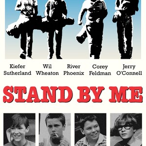 Stand By Me 1986 Poster Etsy stand-by-me-1986-poster-etsy