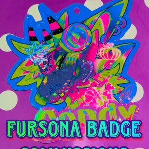 Fursona Badge Commissions