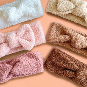 Bandeau SHERPA pour bébé accessoires bébé fille bandeau tricot cadeau naissance bébé cadeau baby shower image 2