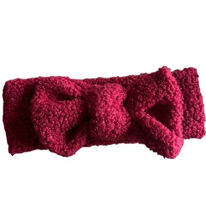 Bandeau SHERPA pour bébé accessoires bébé fille bandeau tricot cadeau naissance bébé cadeau baby shower image 7