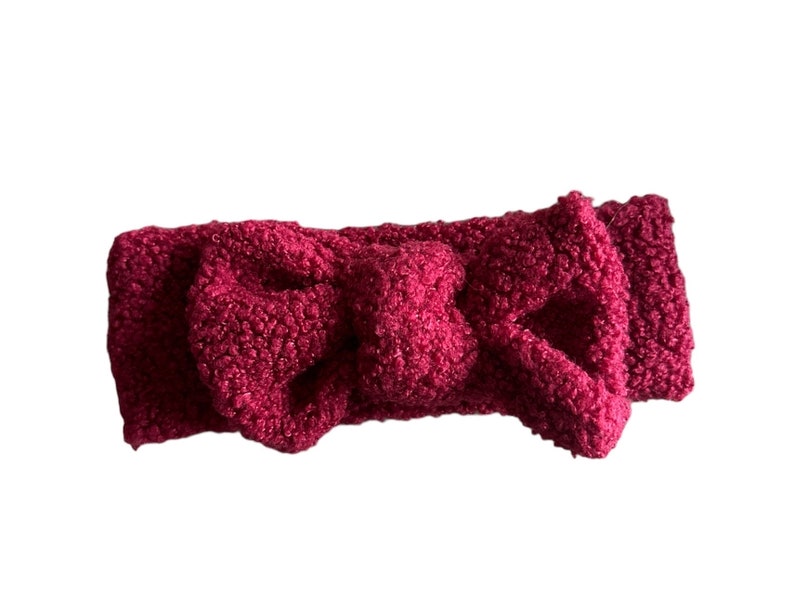 Bandeau SHERPA pour bébé accessoires bébé fille bandeau tricot cadeau naissance bébé cadeau baby shower image 7