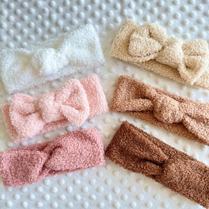 Bandeau SHERPA pour bébé accessoires bébé fille bandeau tricot cadeau naissance bébé cadeau baby shower image 6