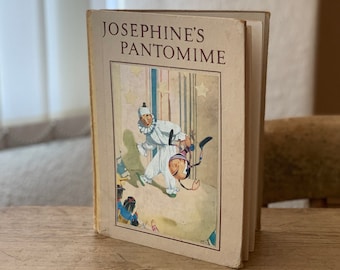 Josephines Pantomime erzählt von Mrs. H. C. Craddock – Vintage-Kindergeschichtenbuch aus den 1940er Jahren, Illustrationen, Nostalgie, Mitte des Jahrhunderts