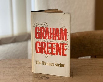 El factor humano de Graham Greene - Novela de espías vintage de 1978, Guerra Fría, MI6