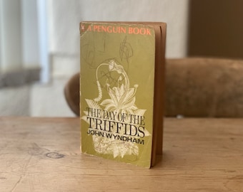 Día de los Trífidos de John Wyndham - 1968 Vintage Penguin Tapa blanda, Novela de ciencia ficción