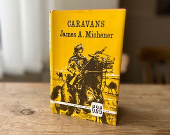 Caravans by James A. Michener - Vintage 1963 Novel, Retro, Nostalgic, Western