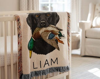 Personalized Mallard Duck Blanket Mallard Duck Nursery Decor Mallard Duck Name Blanket Mallard Hunting Name Blanket Duck Hunting Nursery