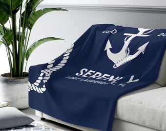 Custom Boat Blanket, Boat Gift for new owner, Boat Blanket Nautical Captain Gift for Boat Owner, Decor Yatch Gift, Boat Gifts, Sailor Gift