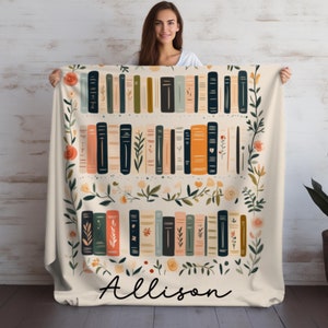 Personalized Library Blanket