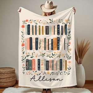 Personalized Library Blanket