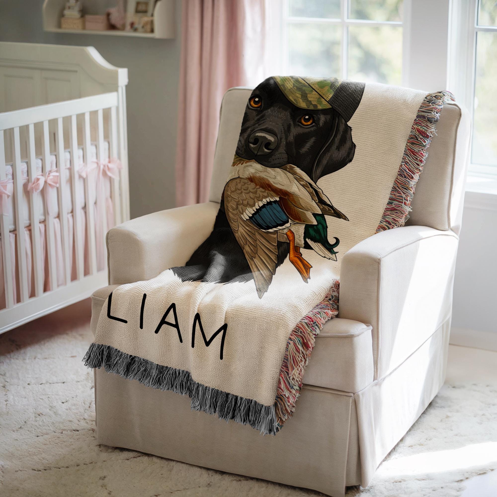 Personalized Mallard Duck Blanket Mallard Duck Nursery Decor Mallard ...