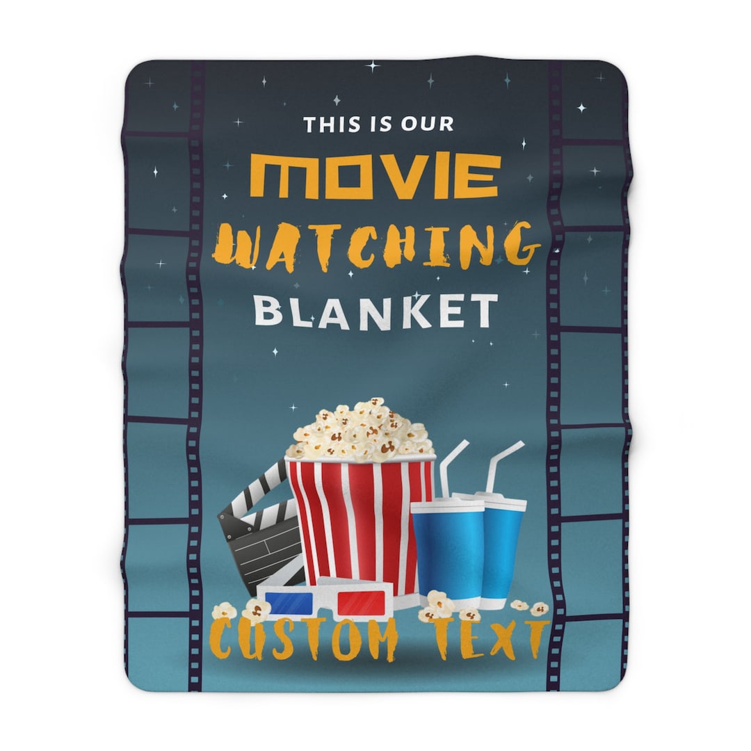 This is My Movie Watching Blanket Custom Name Blanket for Movie Lover ...