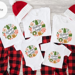 Family Christmas 2025 Shirt, Sweater for Family Personalized Pajamas, Christmas Family Shirt for Holiday Season, Christmas Matching Sweaters