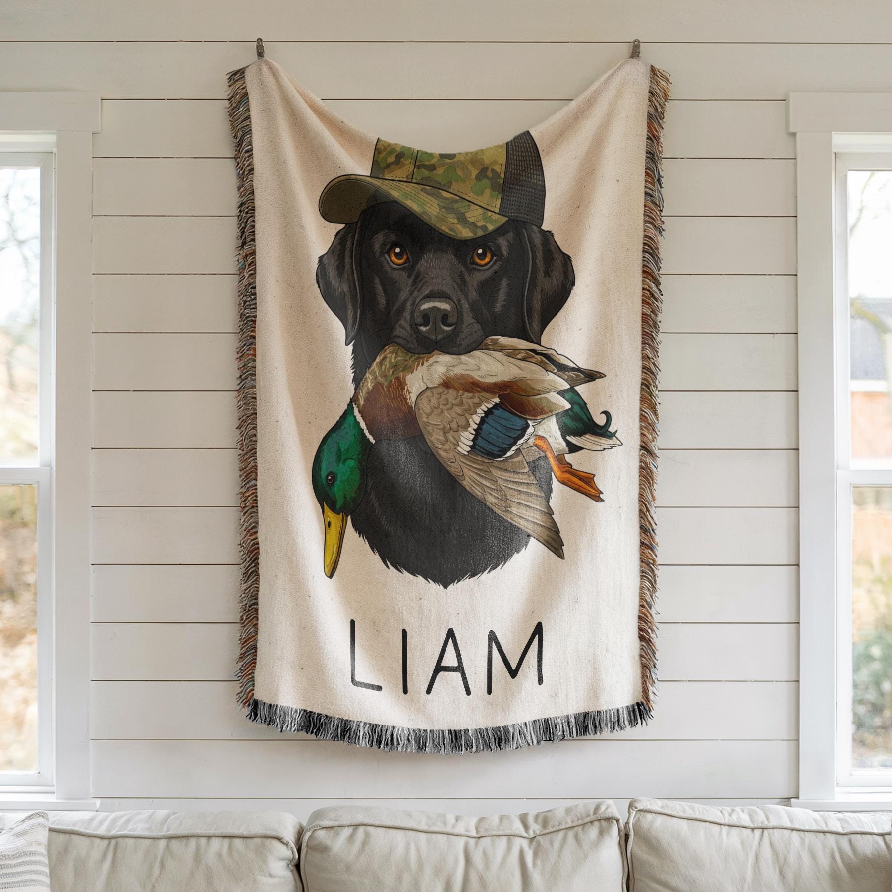 Personalized Mallard Duck Blanket Mallard Duck Nursery Decor Mallard ...