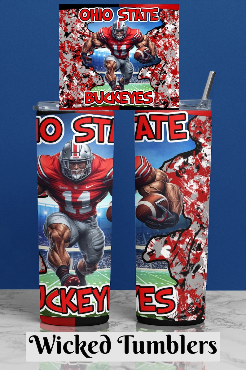 Ohio State 20oz Skinny Tumbler Wrap - Etsy
