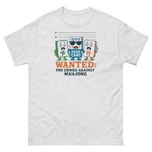 アメリカン麻雀おもしろクラシックTシャツ麻雀に対する犯罪2025カードエラー