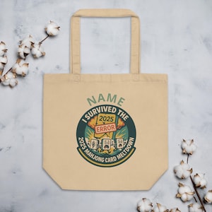 Bolsa de mano personalizada de Mahjong americano: "Sobreviví al colapso de las cartas de 2025"