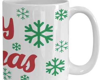 Christmas holiday winter mug merry christmas