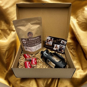 Coffret café personnalisé - Cadeau d'anniversaire - Coffret cadeau pour les amateurs de café de spécialité