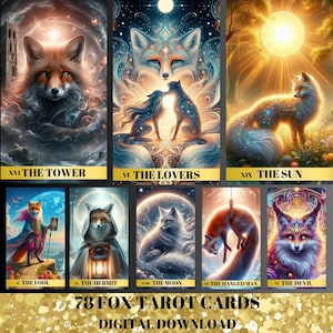 Fox tarot - Etsy 日本