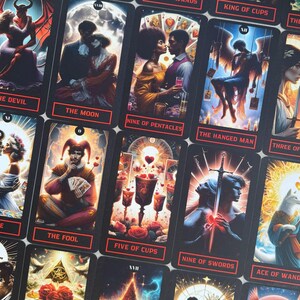 Love Tarot Deck, 78 Tarot Cards Deck, Unique Tarot Deck, Mystical Tarot ...