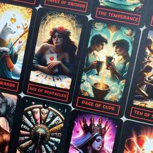 Love Tarot Deck, 78 Tarot Cards Deck, Unique Tarot Deck, Mystical Tarot ...
