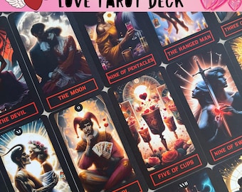 Love Tarot Deck: 78 Mystical Cards with Pouch