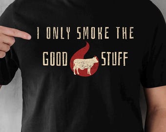 I'd Smoke That BBQ T-Shirt - Funny Grilling Gift for Dad