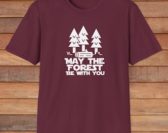 Nature Lover T-Shirt: May the Forest Be With You, Camping Tee