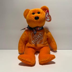 TY Beanie Baby - Tony Stewart #20 Nascar Bear - NWT Plush Toy