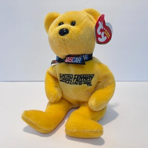 Vintage Ty Beanie Baby: Matt Kenseth #17 NASCAR Racer Bear
