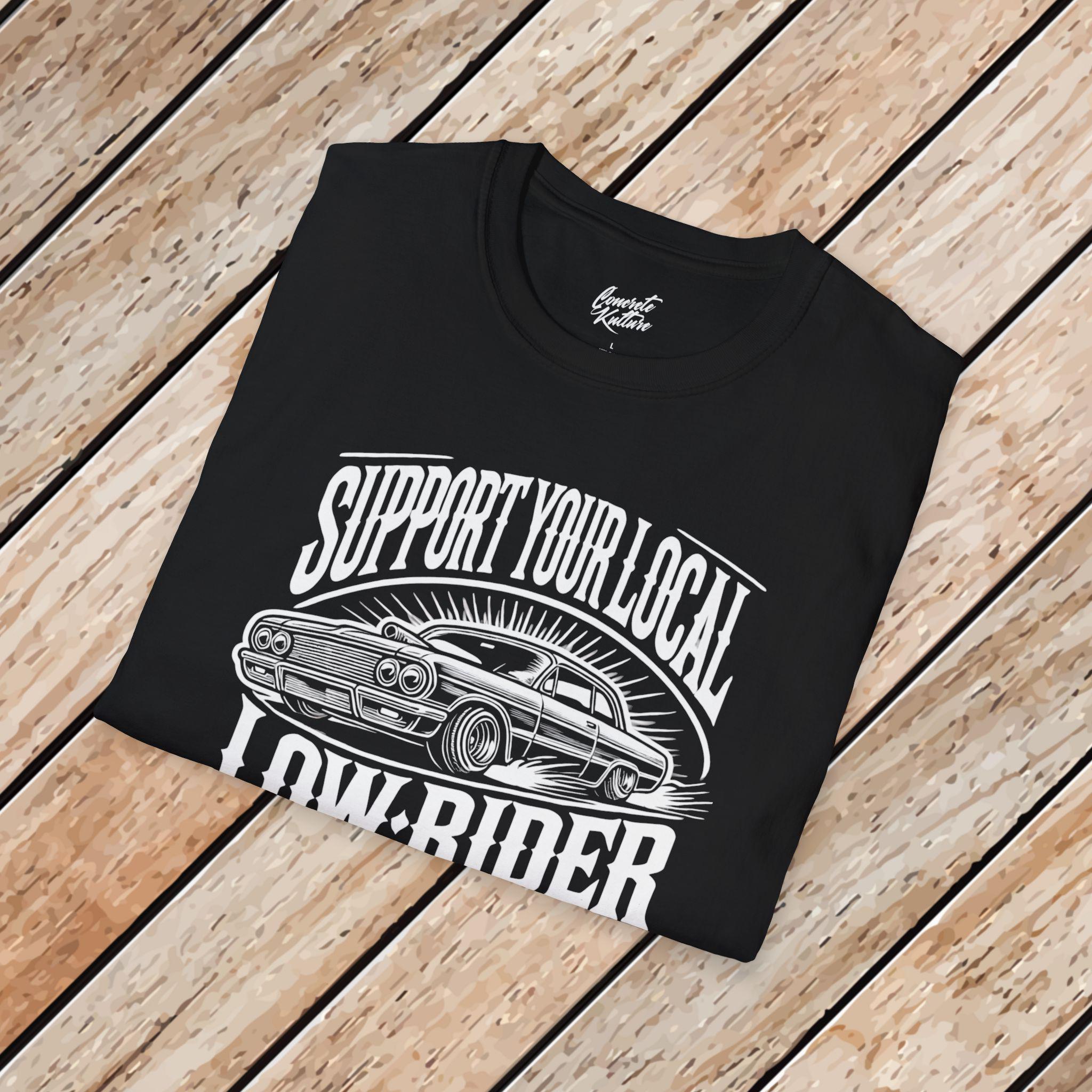 ローライダーTシャツ：チカーノアート、地元支援、'64デザイン - Etsy 日本