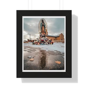 Santa Fe Church Photography: New Mexico Framed Art Print