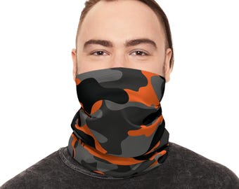Polaina de cuello polar de camuflaje: bufanda de caza ajustable