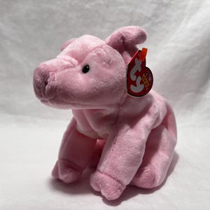 TY Beanie Baby HAMLET the Pig Cute Plush Stuffed Animal Toy Nostalgic Toys
