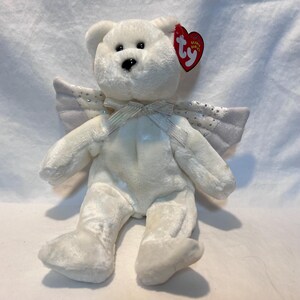Ty Beanie Baby Herald Angel Bear: Vintage Plush Toy (8.5 Inch)