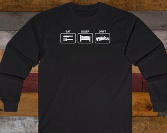 JDM Drifting Long Sleeve T-Shirt: Japanese Car Culture Graphic Tee