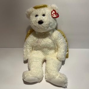 Ty Beanie Buddy Halo II Angel Bear - 14&quot; Plush Collectible