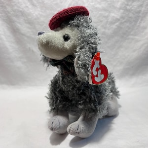 Ty Attic Treasures CHERI The Poodle Vintage Ty Stuffed Animal Toy Ty Collectible Toy