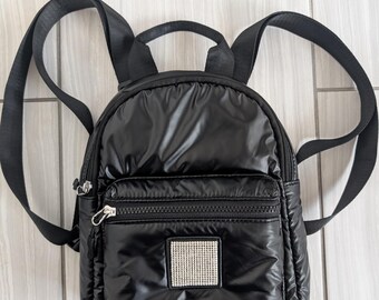 Juicy Couture Silver Mini Backpack: Rhinestone Crown, Y2K  display picture 3