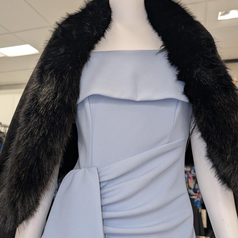 Cropped Fur-Trim Jacket