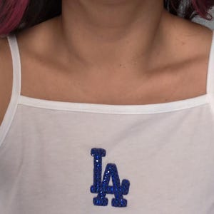 LA Dodgers Sparkly Tee