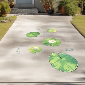 Lily Pad Peel and Stick stoepstickers, evenementendecoratie