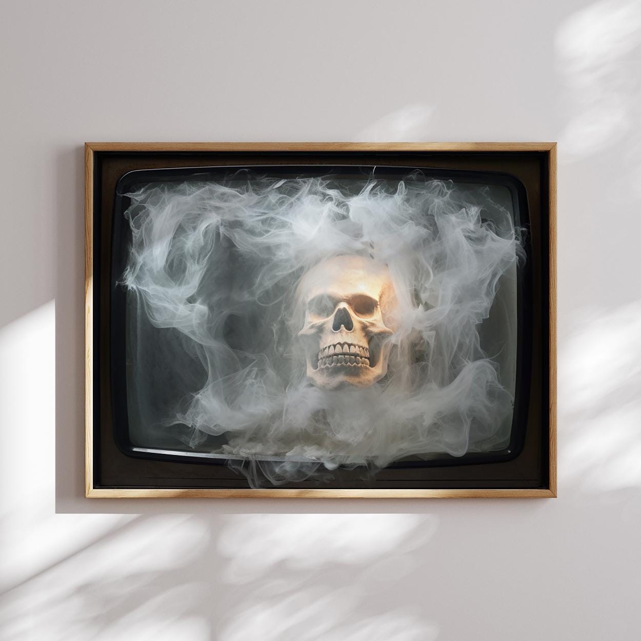 ダウンロード可能なハロウィーンギャラリーウォールアート6枚セットプリントヴィンテージかわいい幽霊テレビ魔女頭蓋骨煙植物ゴス絵画パロディガールパール -  Etsy 日本