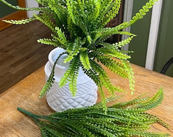 38" Artificial Plant, Faux Hanging Grass Plant With Seeds Dusty  Green-trailing Plants-planter Filler-pot Filler-wall Decor-home Decor - Etsy